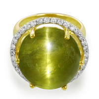 9K Cat´s Eye Zultanite Gold Ring