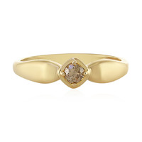 9K I1 Brown Diamond Gold Ring