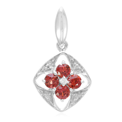 Tanzanian Ruby Silver Pendant