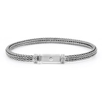 Diamond Silver Bracelet (Nan Collection)