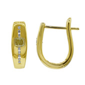 18K SI2 Argyle Yellow Diamond Gold Earrings (Mark Tremonti)