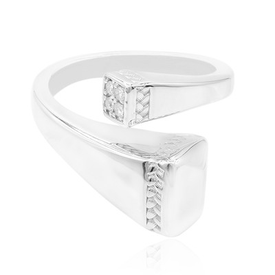 I1 (I) Diamond Silver Ring (Annette)
