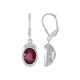 Bemainty Ruby Silver Earrings (SAELOCANA)