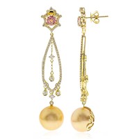 18K South Sea Pearl Gold Earrings (CIRARI)