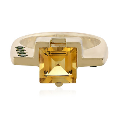9K Citrine Gold Ring (Adela Gold)