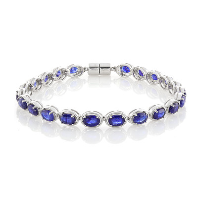 Madagascar Blue Sapphire Silver Bracelet