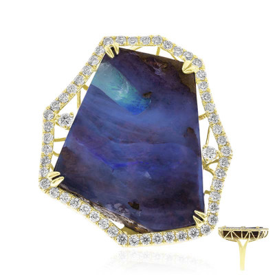 14K Boulder Opal Gold Ring (CIRARI)
