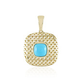 9K Sleeping Beauty Turquoise Gold Pendant (Ornaments by de Melo)