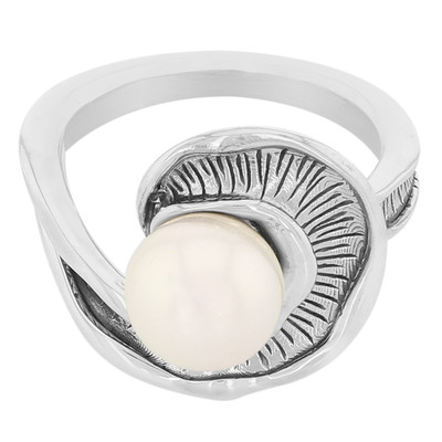 Akoya Pearl Silver Ring (MONOSONO COLLECTION)