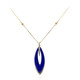 14K Lapis Lazuli Gold Necklace (CIRARI)