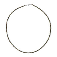 Pyrite Silver Necklace