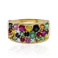 9K Colombian Emerald Gold Ring (Adela Gold)
