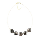 Muscovite Stainless Steel Necklace