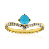 10K Arizona Turquoise Gold Ring