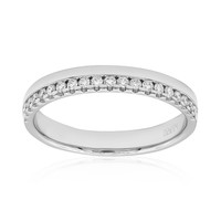 SI2 (G) Diamond Platinum Ring