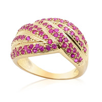 14K Mozambique Ruby Gold Ring
