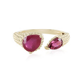9K Bemainty Ruby Gold Ring (Adela Gold)