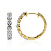 14K IF (D) Diamond Gold Earrings (Annette)