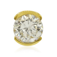 18K VVS1 (L) Diamond Gold Pendant