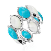 Kingman Turquoise Silver Ring (Dallas Prince Designs)