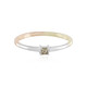 9K I2 Champagne Diamond Gold Ring