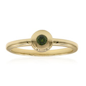 9K VS1 Green Diamond Gold Ring (Annette)