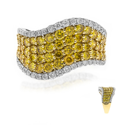 14K SI2 Orange Diamond Gold Ring (CIRARI)