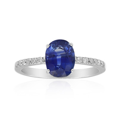 18K Ceylon Blue Sapphire Gold Ring (Estée Collection)