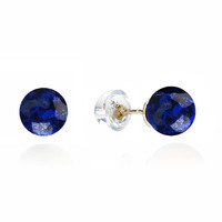 18K Lapis Lazuli Gold Earrings