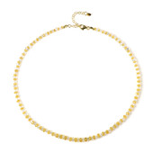 Yellow Beryl Silver Necklace