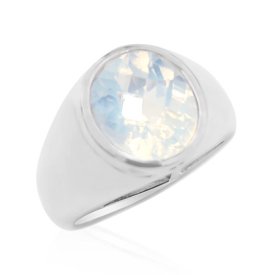 Blue Moon Quartz Silver Ring