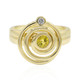 Yellow Sapphire Silver Ring (MONOSONO COLLECTION)