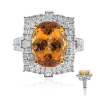 14K AAA Imperial Topaz Gold Ring (AMAYANI)