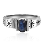 Blue Sapphire Silver Ring (TPC)
