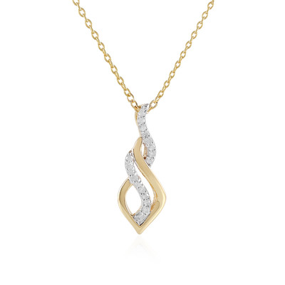 I3 (J) Diamond Silver Necklace