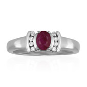 Kenyan Ruby Silver Ring
