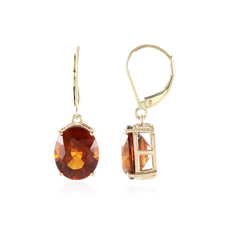 Starlet earrings with garnet – Carousel Jewels