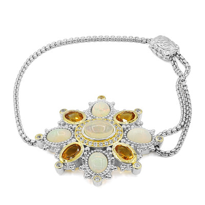 Welo Opal Silver Bracelet (Dallas Prince Designs)