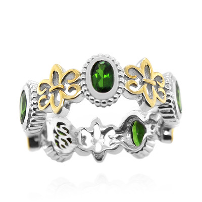 Russian Diopside Silver Ring (Dallas Prince Designs)