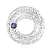 Laos Sapphire Silver Pendant