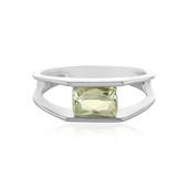 Canary Kunzite Silver Ring