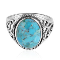 Turquoise Silver Ring (Art of Nature)