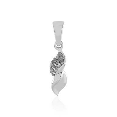 I3 (H) Diamond Silver Pendant