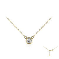 18K SI1 (G) Diamond Gold Necklace