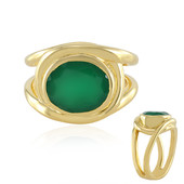 Green Onyx Brass Ring (Juwelo Style)