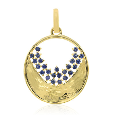 9K Blue Sapphire Gold Pendant (Adela Gold)