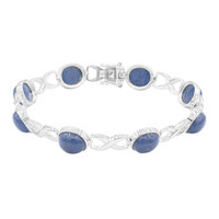 Blue Opal Silver Bracelet