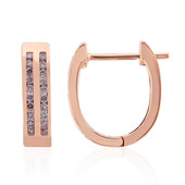 14K I3 Argyle Pink Diamond Gold Earrings (Mark Tremonti)