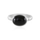 Black Onyx Silver Ring