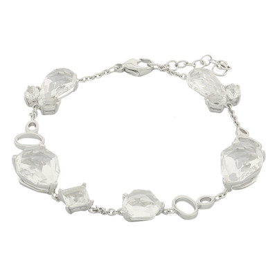 White Quartz Silver Bracelet (TPC)